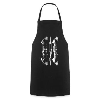 HoytConceptX_PlansW - Tablier de cuisine - noir - Devant - AI Model Male 185 dark (185cm)