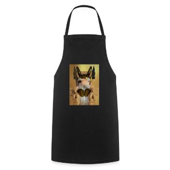 XList Dieu Viking Odin - Tablier de cuisine - noir - Devant - AI Model Male 185 dark (185cm)