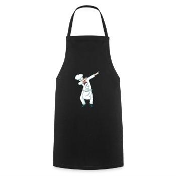 Dabbing Chef Cuisiner Hip Hop Dancing Chef Gift - Tablier de cuisine - noir - Devant - AI Model Male 185 dark (185cm)