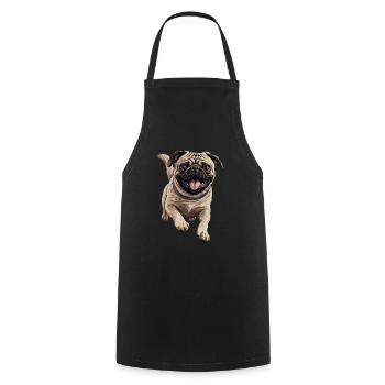 Sprints de carlin - Tablier de cuisine - noir - Devant - AI Model Male 185 dark (185cm)
