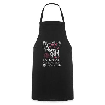 Zodiac Astrology Birth Features - Cooking Apron - black - Front - AI Model Male 185 dark (185cm)