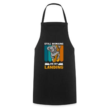 Koala Bear Bear Marsupial - Cooking Apron - black - Front - AI Model Male 185 dark (185cm)