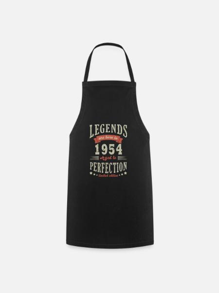 Legende Jahrgang 1954 Geburtstagsgeschenk Jahrgang 1954 - Kochschürze - Schwarz