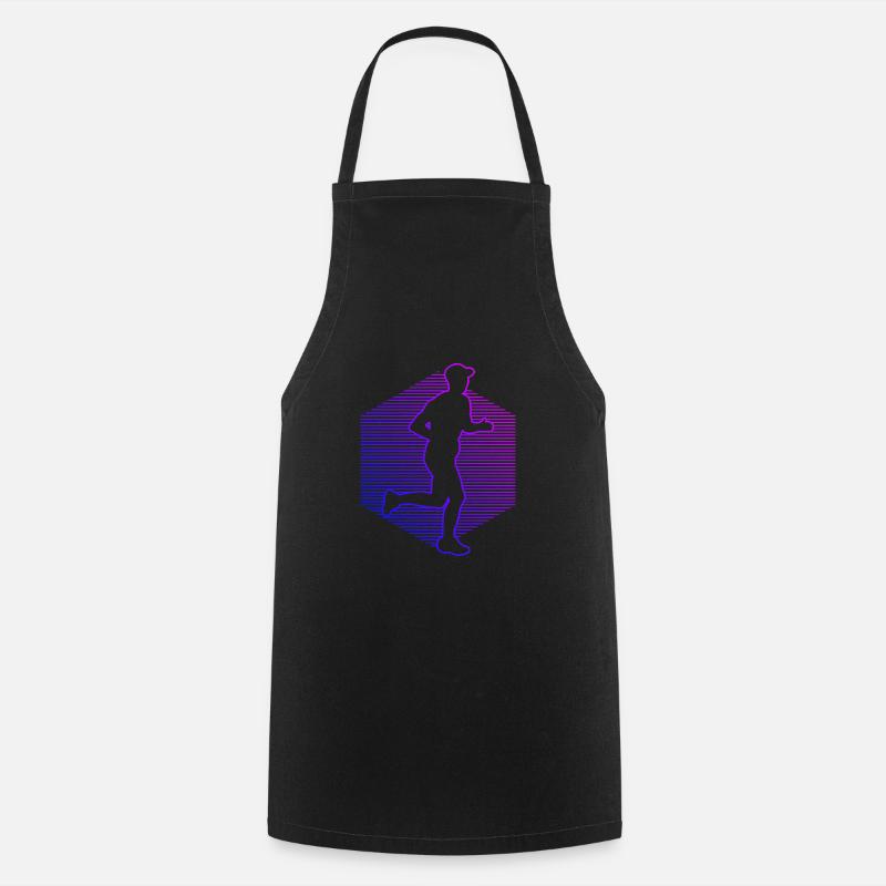 Marathon Runner Marathon Marathon - Cooking Apron - black