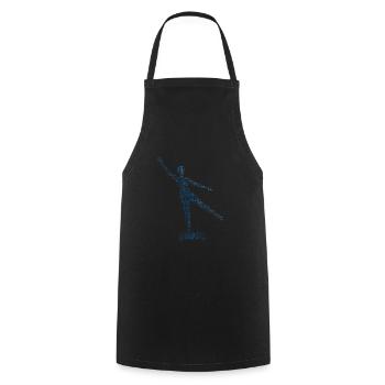 Aerobic Fitness Women Fitness Training Aerobics - Cooking Apron - black - Front - AI Model Male 185 dark (185cm)