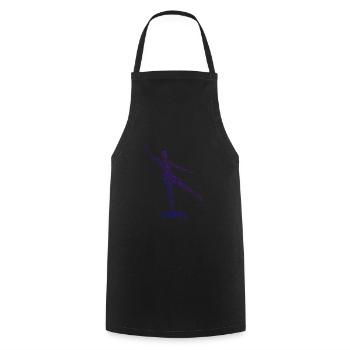 Körpergymnastik Fitness Krafttraining Aerobic - Kochschürze - Schwarz - Vorne - AI Model Male 185 dark (185cm)