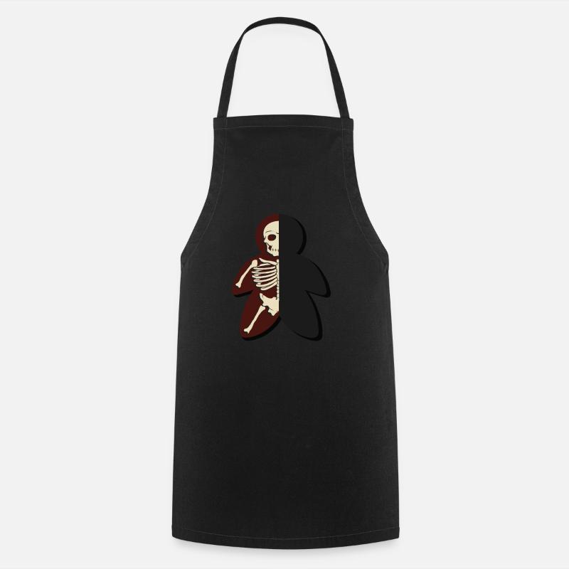 Character Pöppel Skeleton Black - Cooking Apron - black