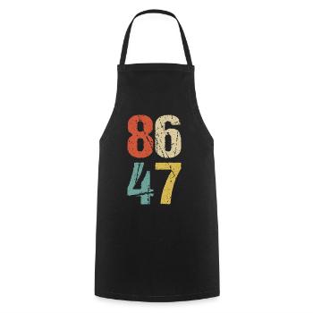 Anti- - 86 47 I - Kochschürze - Schwarz - Vorne - AI Model Male 185 dark (185cm)