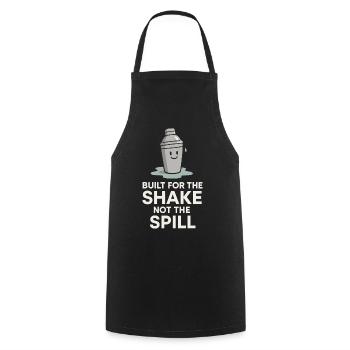 Shaker Steckt Fest Anfänger-mixologe - Kochschürze - Schwarz - Vorne - AI Model Male 185 dark (185cm)