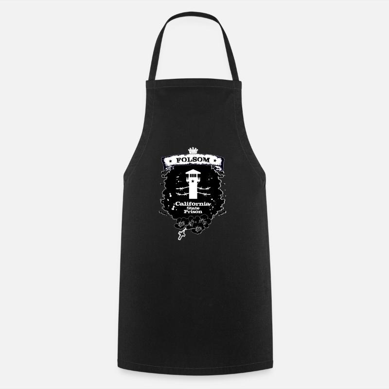 Folsom Prison - Cooking Apron - black