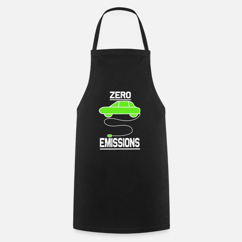 zero emissions - Kochschürze - Schwarz