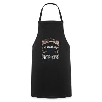 Déclaration amoureuse Amour Drôles Dictons Lecteurs Blague - Tablier de cuisine - noir - Devant - AI Model Male 185 dark (185cm)