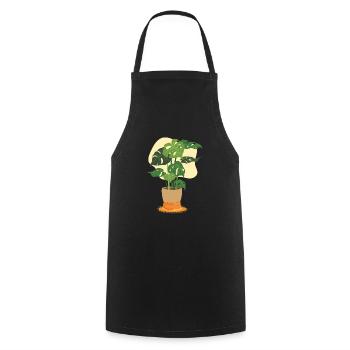 Comfort - Cooking Apron - black - Front - AI Model Male 185 dark (185cm)