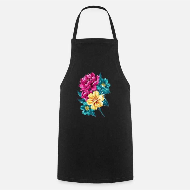 Bouquet - Tablier de cuisine - noir