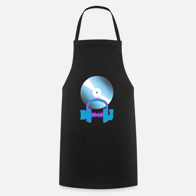 dj - Tablier de cuisine - noir