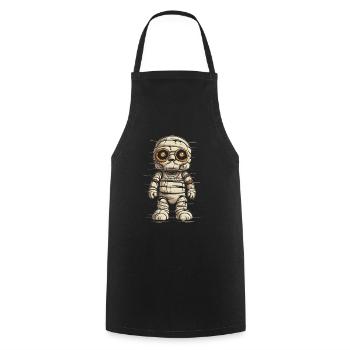 Maman Halloween Monstre Horreur Zombie - Tablier de cuisine - noir - Devant - AI Model Male 185 dark (185cm)
