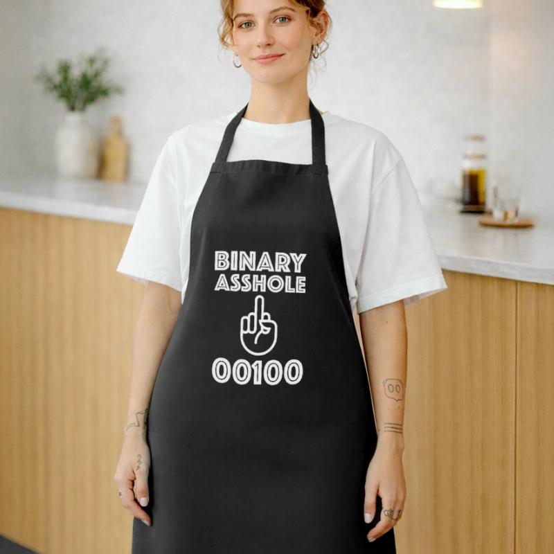 Binary Idiot | Math, Funny Spray, Code Cooking Apron