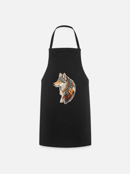 Loup - Tablier de cuisine - noir