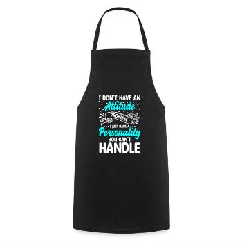 Service Profession Tablier de pourboire - Tablier de cuisine - noir - Devant - AI Model Male 185 dark (185cm)