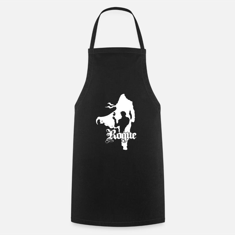 Voyou RPG Rogue Silhouette - Tablier de cuisine - noir