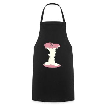 VexierBild (Édition Pomme) - Tablier de cuisine - noir - Devant - AI Model Male 185 dark (185cm)