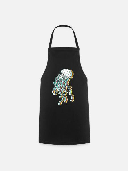 Jellyfish Children's Birthday Kids - Cooking Apron - black