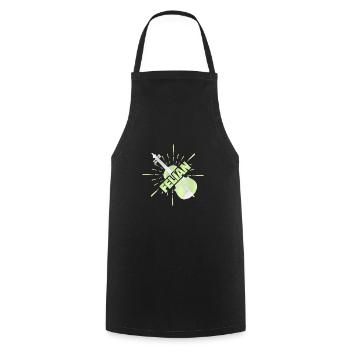 String instrument Felian - Cooking Apron - black - Front - AI Model Male 185 dark (185cm)