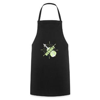 String instrument Hennry - Cooking Apron - black - Front - AI Model Male 185 dark (185cm)