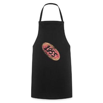 Dim 1955 - Tablier de cuisine - noir - Devant - AI Model Male 185 dark (185cm)
