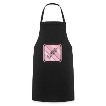 Cadeau pour Liara - Tablier de cuisine - noir - Devant - AI Model Male 185 dark (185cm)