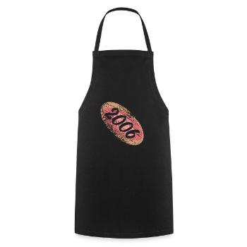 Jours fériés 2006 - Tablier de cuisine - noir - Devant - AI Model Male 185 dark (185cm)