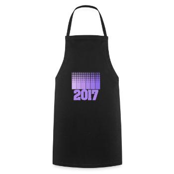 2017 - Cooking Apron - black - Front - AI Model Male 185 dark (185cm)
