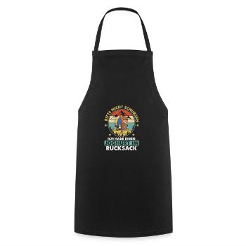 Bitte Nicht Schubsen Joghurt Im Rucksack - - Kochschürze - Schwarz - Vorne - AI Model Male 185 dark (185cm)