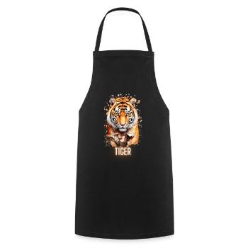 Majestic Tiger Essence Tee - Kochschürze - Schwarz - Vorne - AI Model Male 185 dark (185cm)