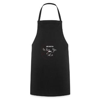 Salsa Dancer Dancer - Cooking Apron - black - Front - AI Model Male 185 dark (185cm)