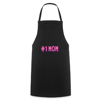 Hashtag Nummer Eins Mama Mütter Tag Idee Mama Frauen - Kochschürze - Schwarz - Vorne - AI Model Male 185 dark (185cm)