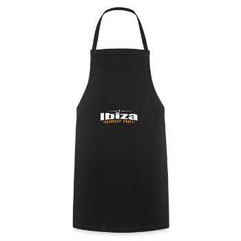 Enterrement de vie de garçon Chemise Ibiza Pré Mariage - Tablier de cuisine - noir - Devant - AI Model Male 185 dark (185cm)