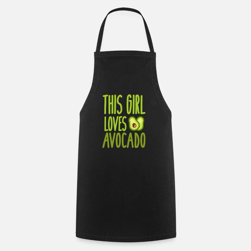 avocat - Tablier de cuisine - noir