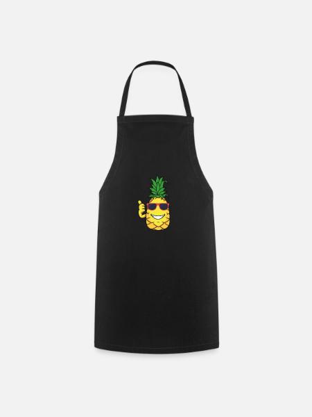 Pineapple - Kochschürze - Schwarz