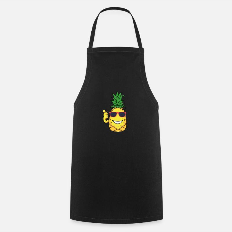Pineapple - Kochschürze - Schwarz