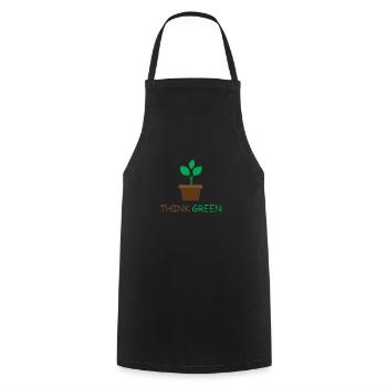 Sustainability - Cooking Apron - black - Front - AI Model Male 185 dark (185cm)