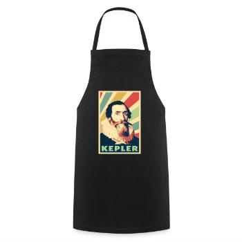 Johanness Kepler Colors vintage - Tablier de cuisine - noir - Devant - AI Model Male 185 dark (185cm)