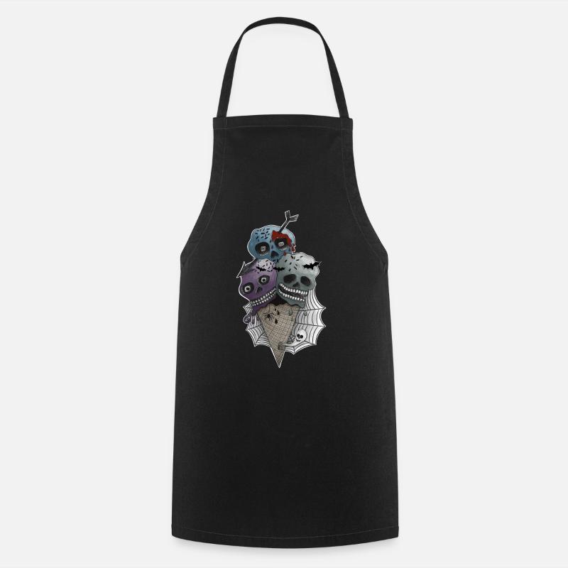GothICECream Deluxe - Tablier de cuisine - noir