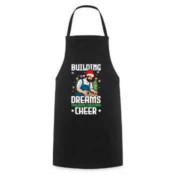 Jingle Bells Healthy Teeth Swells Dentist Dentist - Cooking Apron - black - Front - AI Model Male 185 dark (185cm)