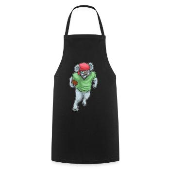 Koala American Football Sports - Cooking Apron - black - Front - AI Model Male 185 dark (185cm)