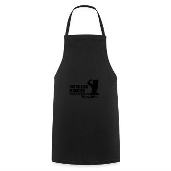 Installing Muscle 2 - Tablier de cuisine - noir - Devant - AI Model Male 185 dark (185cm)