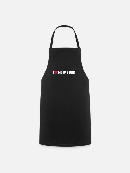 I Love New York - Cooking Apron - black