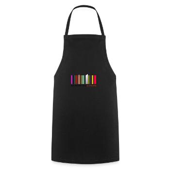 Made in Lyon - Tablier de cuisine - noir - Devant - AI Model Male 185 dark (185cm)