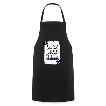 Doggie Dog Humor Gift Idea Beagle Lover Gift - Cooking Apron - black - Front - AI Model Male 185 dark (185cm)
