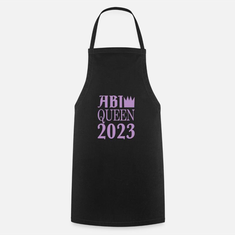 Abi Spruch - queen - Cooking Apron - black